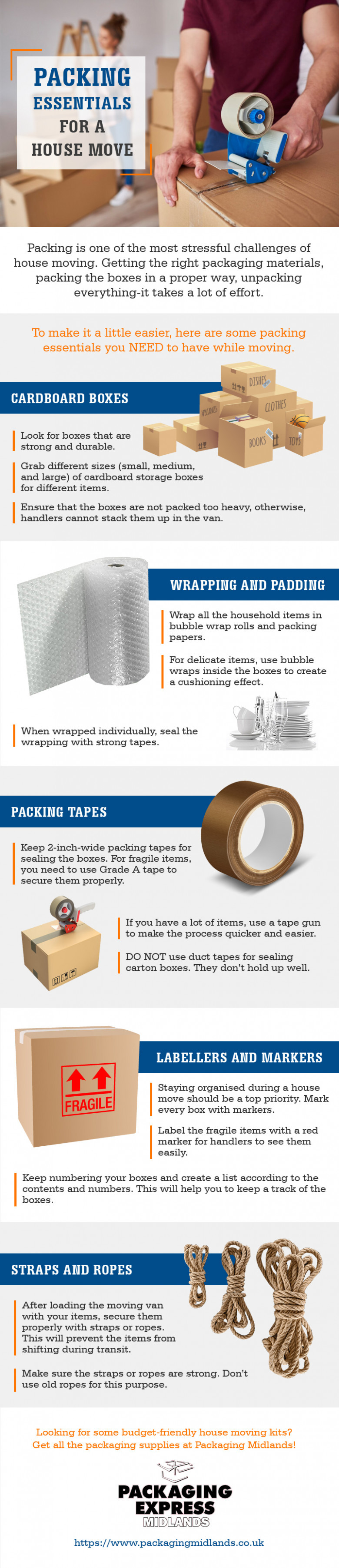 Infographic- Packaging Essential for House Move