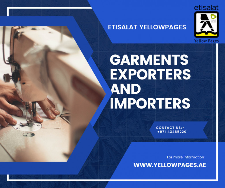 Best Garments exporters and importers In UAE