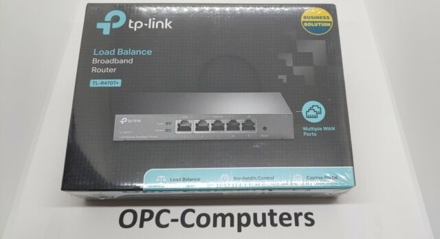 TP-LINK TL-R470T+ V6 Wired Router Black